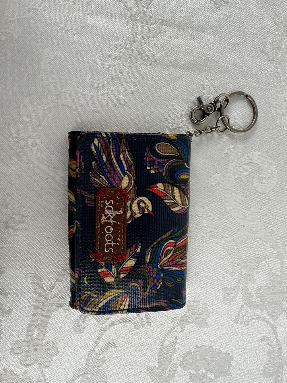 Sakroots Treehouse Multicolor Keychain Wallet